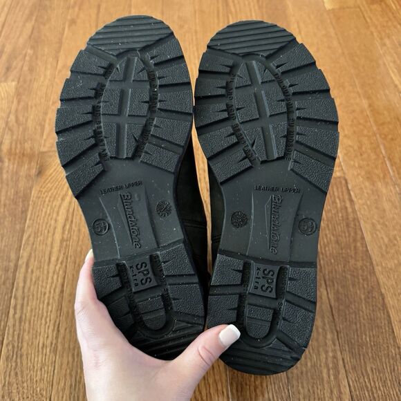 Blundstone Chelsea Boots Women’s US 8.5 Black Leather Elastic Pull On Ankle Boot - Picture 13 of 14